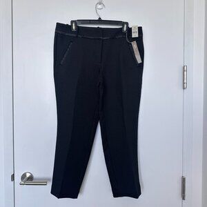 Ann Taylor Loft Marisa Pencil Trouser Pant (NWT), Black, Size 12P
